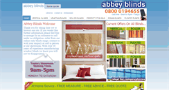 Desktop Screenshot of blindsbyabbey.co.uk